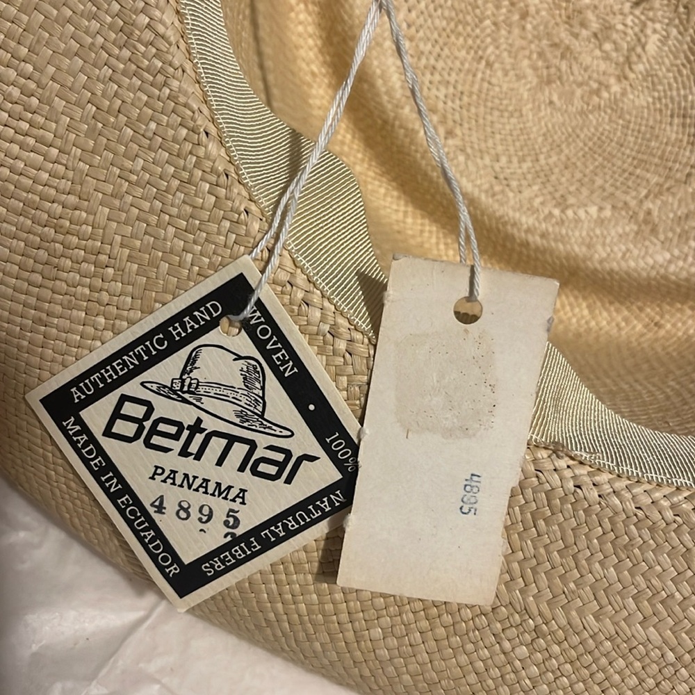 Betmar Panama vintage with tickets serial number